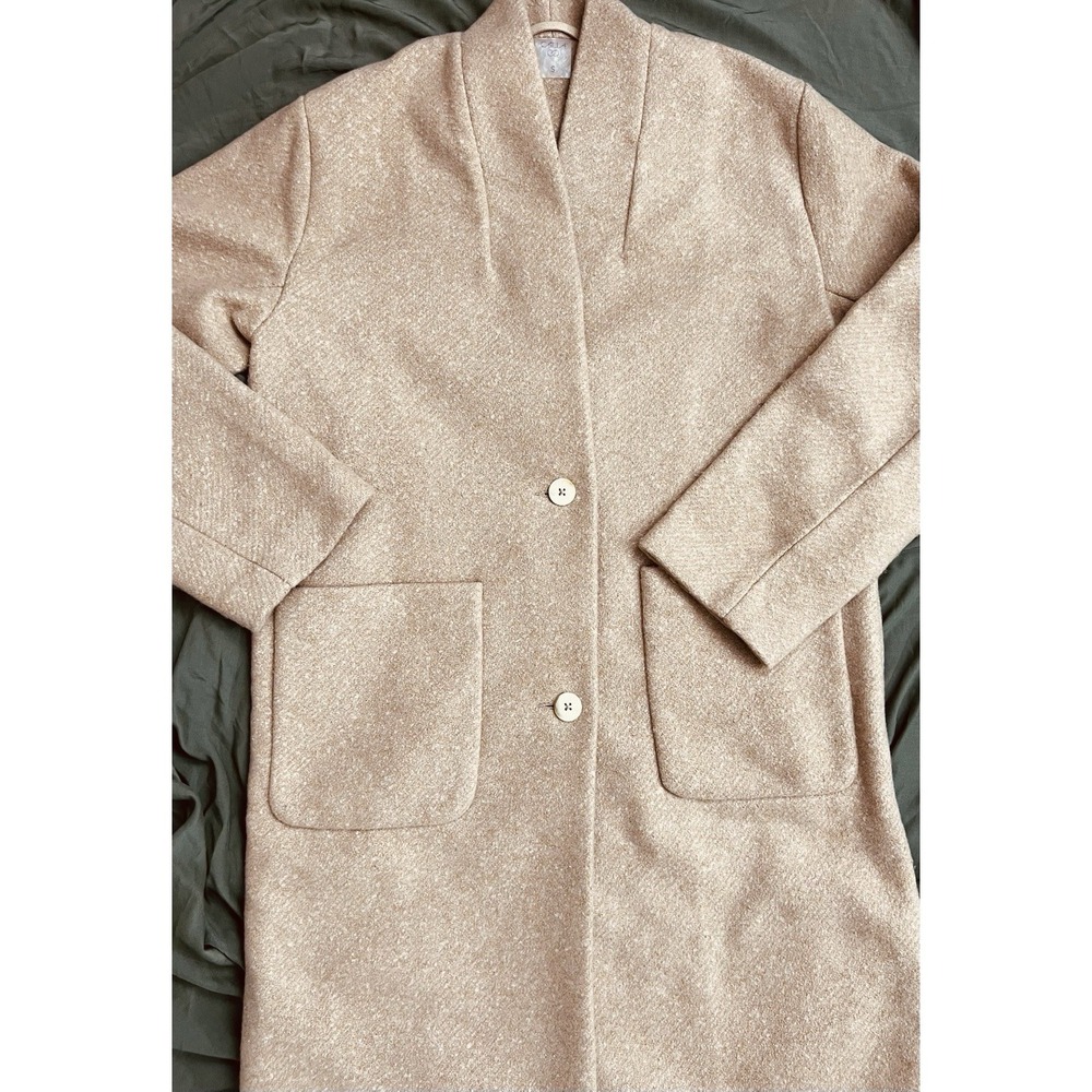 Calia By Carrie Underwood Easy Shawl Jacket Tan Brown Sz S Elegant Classic #A - Picture 2 of 13